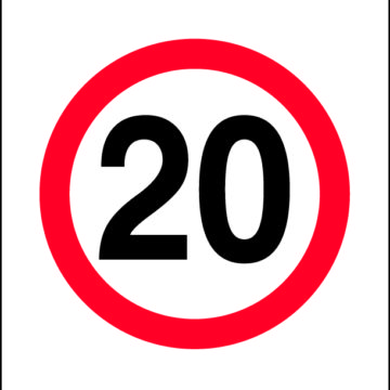 20km/h Sign 20km/h Sign