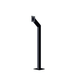 BOL2010B Single Height Intercom Post Black BOL2010B Single Height Intercom Post Black