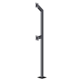 BOL2020B Intercom Dual Height Post Black